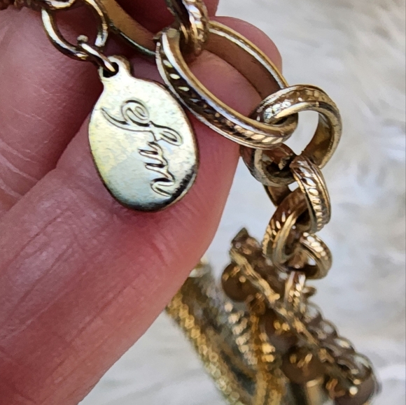 Snake triple chain necklace NWOT - Picture 6 of 7